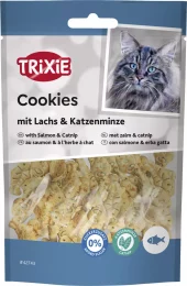 Kattesnacks Cookies med Laks og Catnip 50g