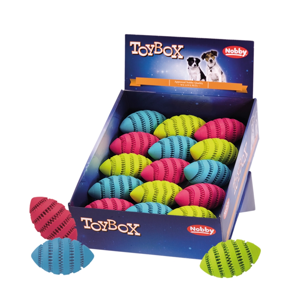 Rubber Dental Rugby Ball