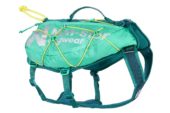 Non-Stop Trail light dog backpack, unisex, teal | Flere størrelser