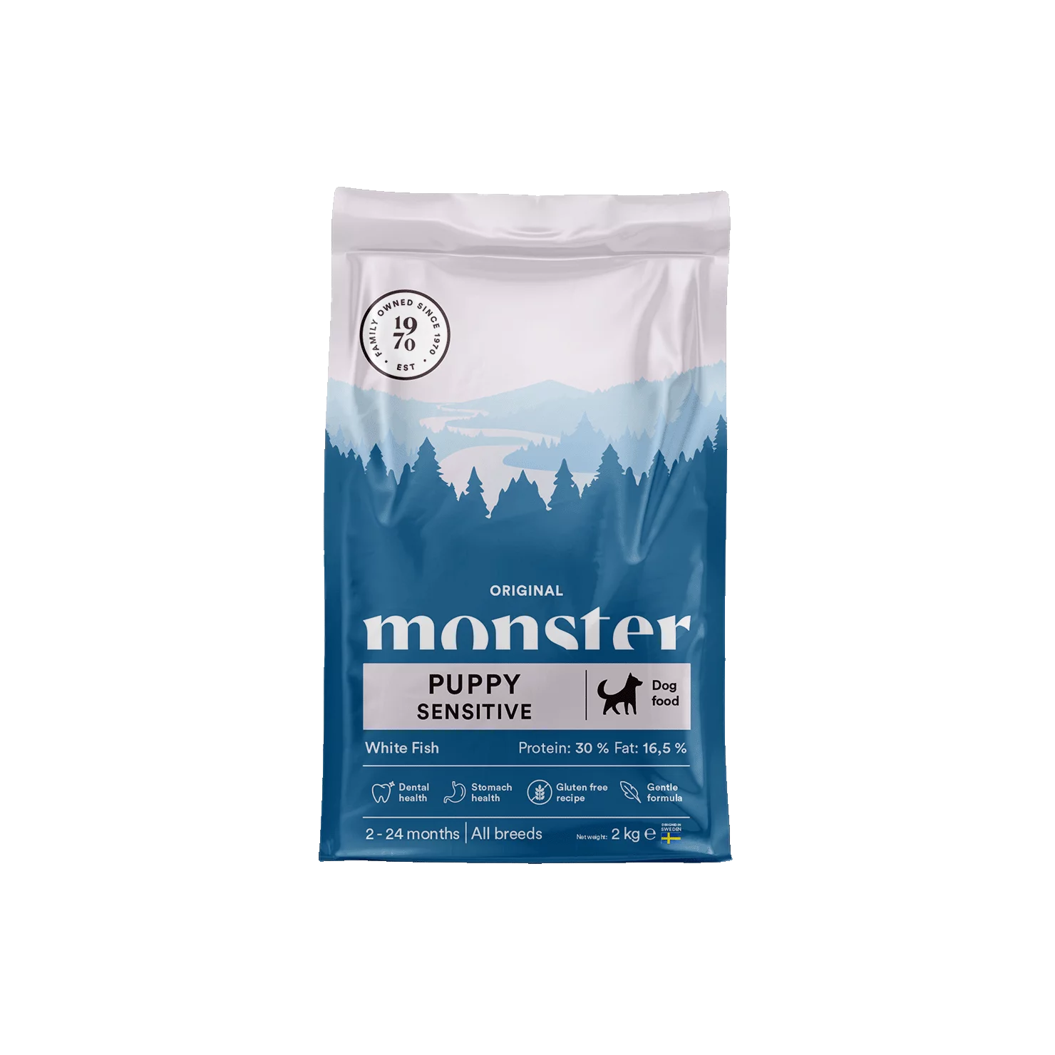 Monster Dog Original Puppy Sensitive White Fish 2 kg