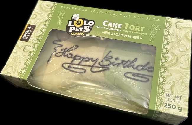Lolopets Kake Happy Birthday med Kjøtt og Grønnsaker(4)