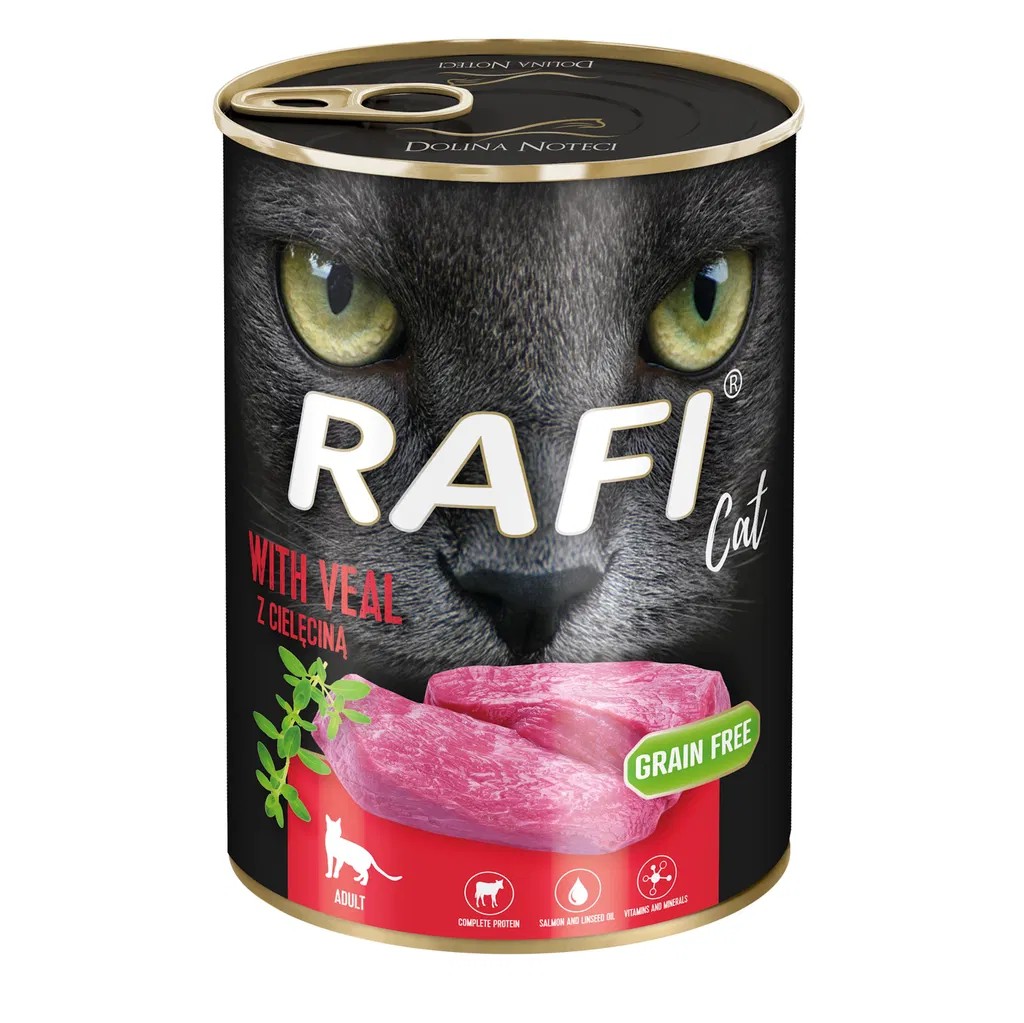 RAFI Katt Paté m/Kalv 400 g.