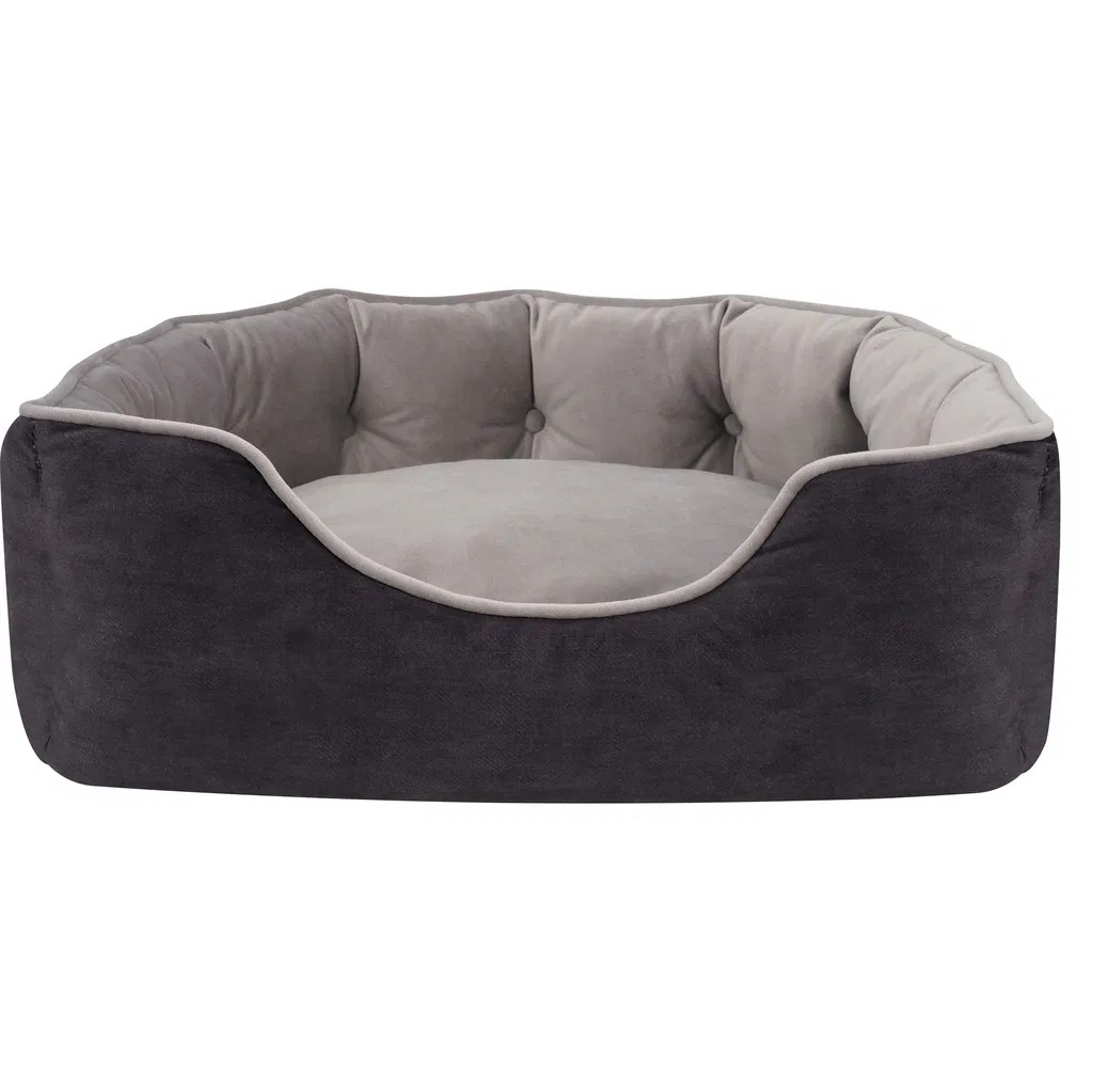 Hundeseng LUNA ECO 60x56x19 cm. Sort