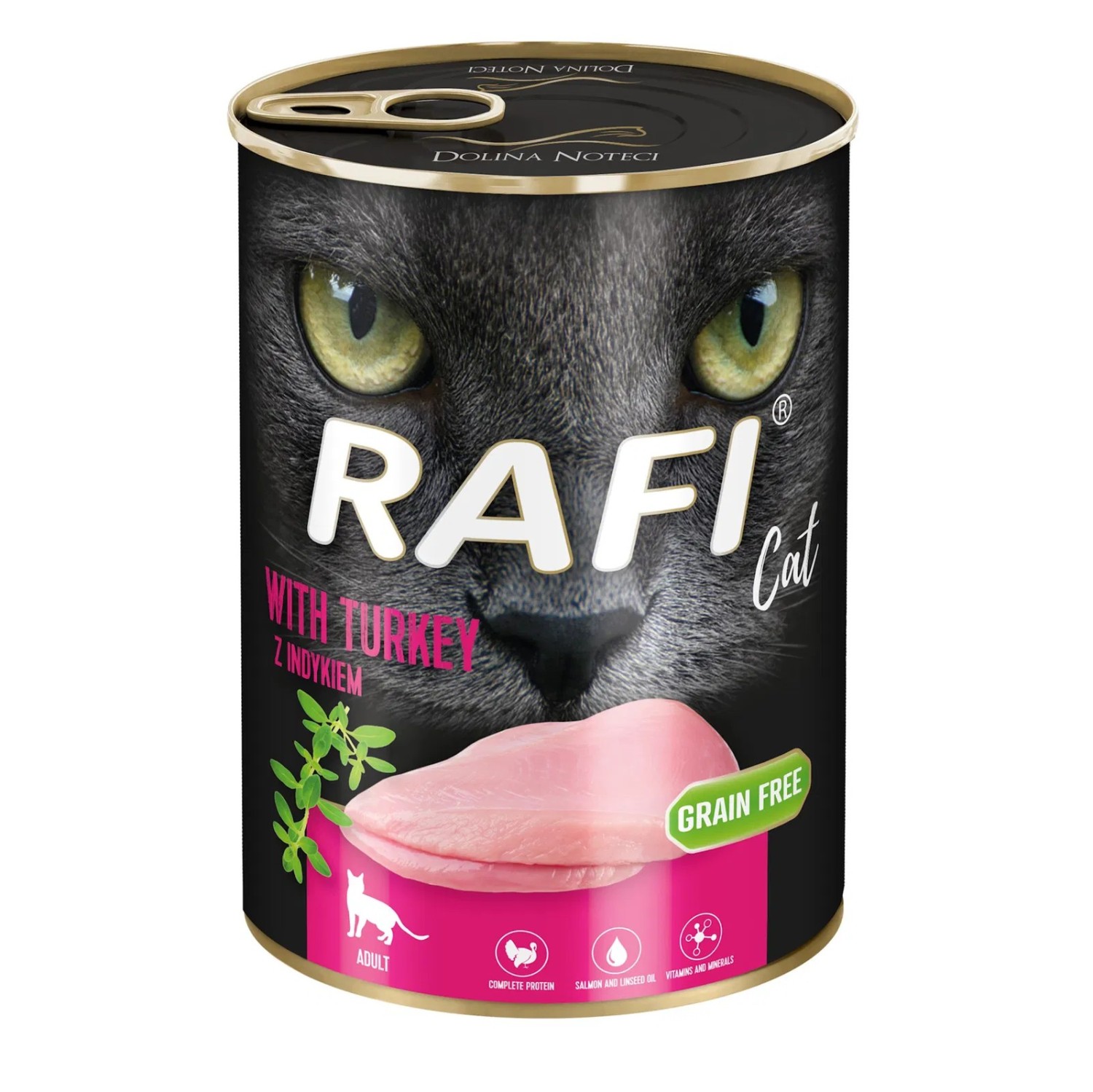 RAFI Katt Paté m/Kalkun 400 g.