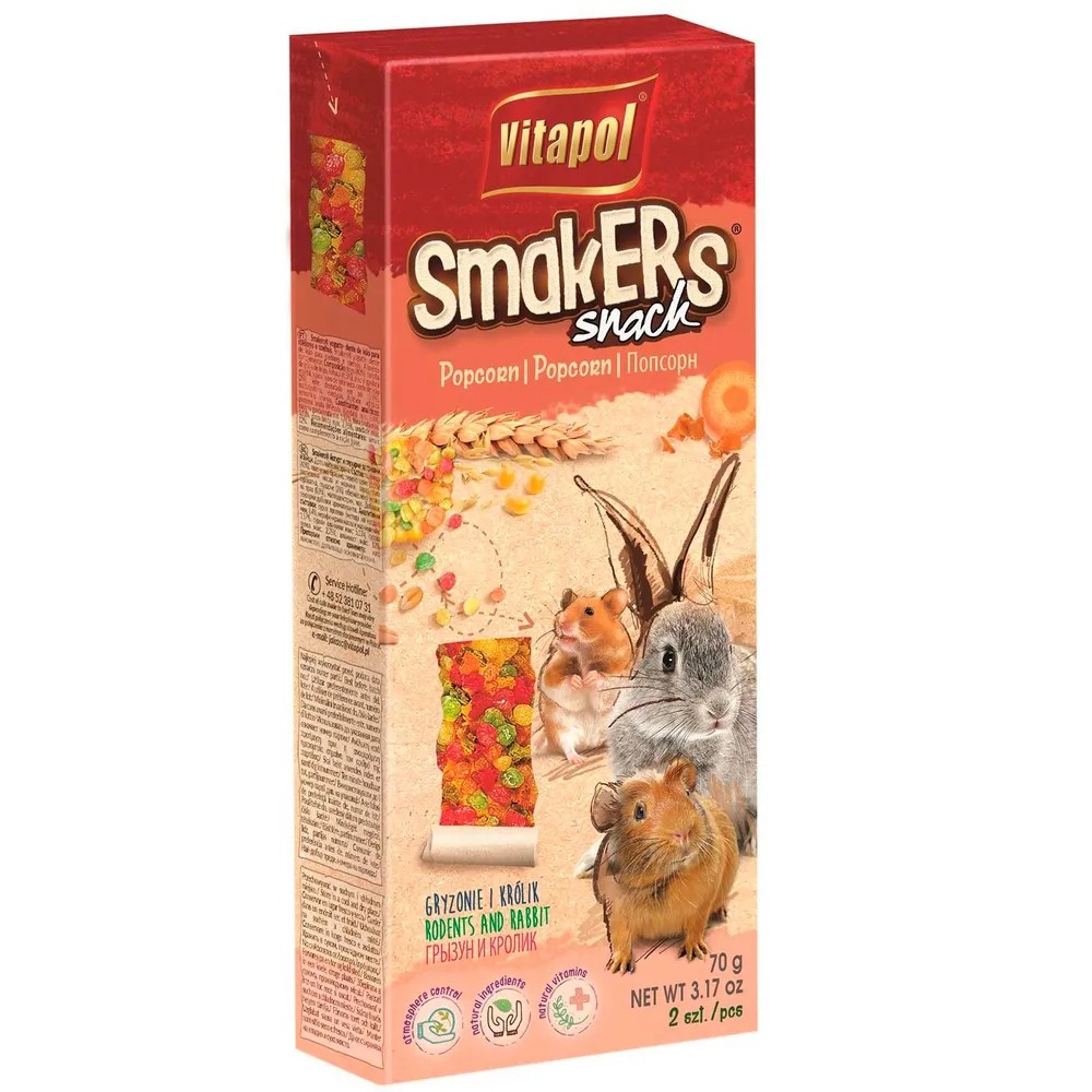 Vitapol Smakers Gnager Popcorn 90g