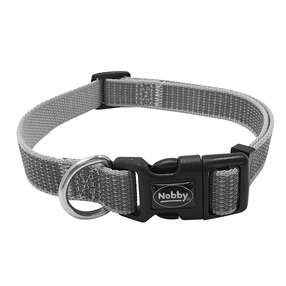 Halsbånd "FULL REFLECT" S/M: L: 30-45 cm / B: 15 mm, grå