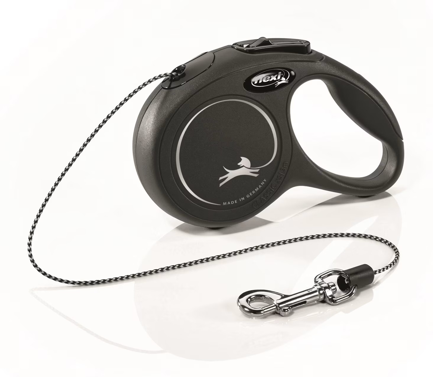 Flexi Classic New Cord XS 3m Sort Max 8KgFlexi Classic New Cord XS 3m Sort Max 8Kg