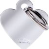 MyFamily ID-tag Basic Hjerte S Sølv (25x28 mm)