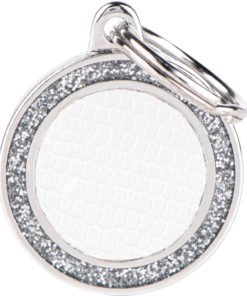 MyFamily ID-tag Saint tropez, sirkel hvit
