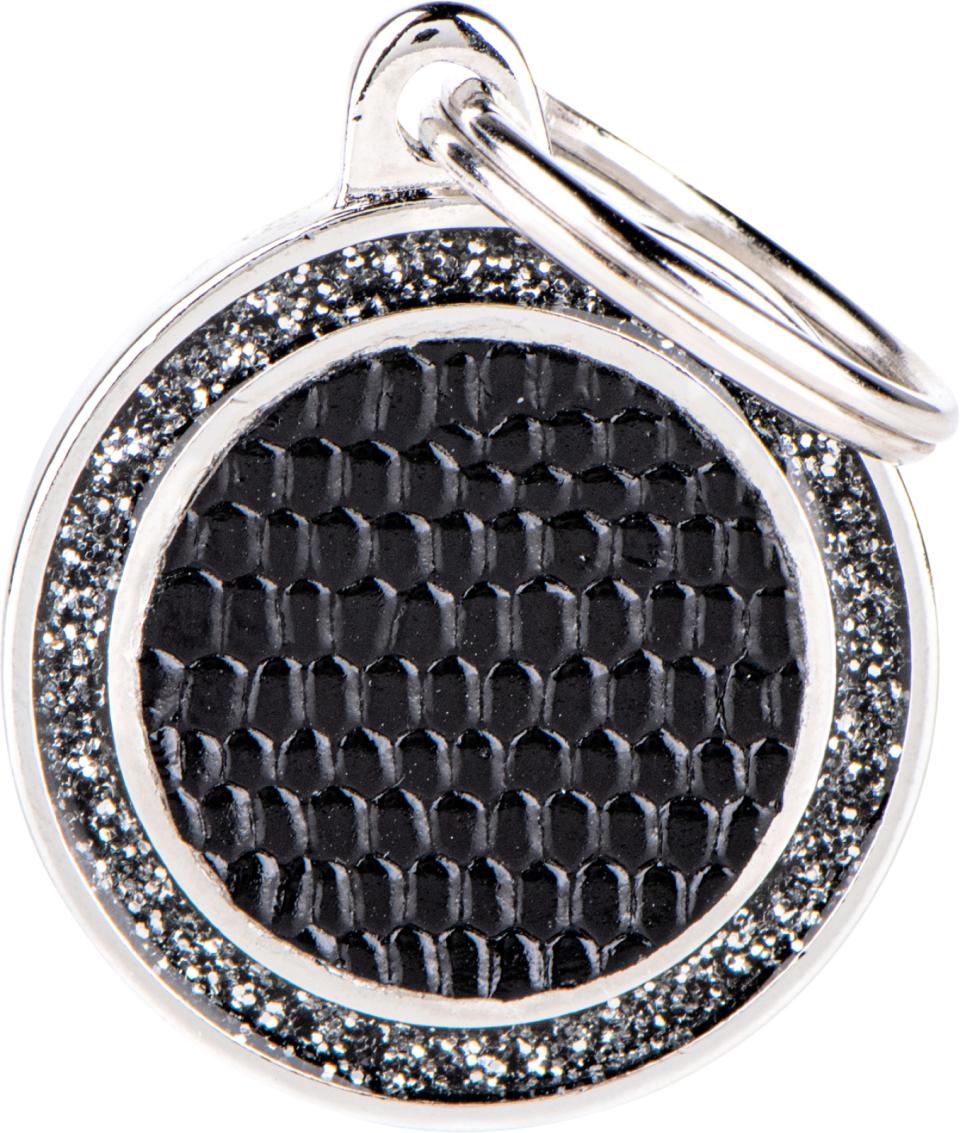 MyFamily ID-tag Saint tropez, sirkel sort