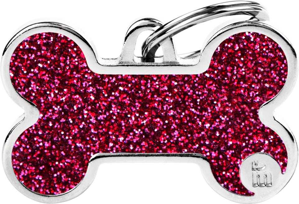 MyFamily ID-tag Shine, ben stor, Rosa