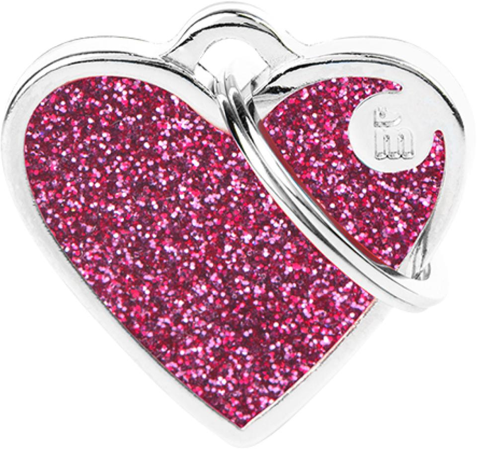 MyFamily ID-tag Shine hjerte, Grå