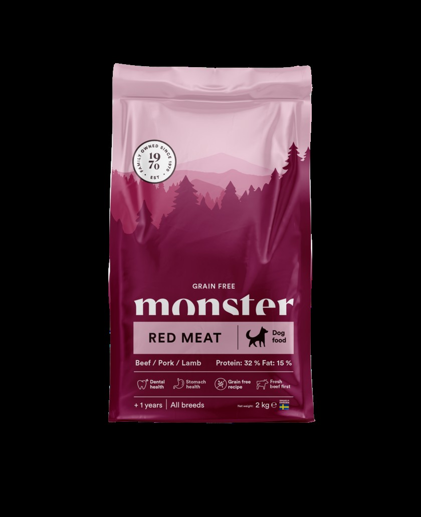 Monster Dog Grainfree Adult Red Meat 2 kg