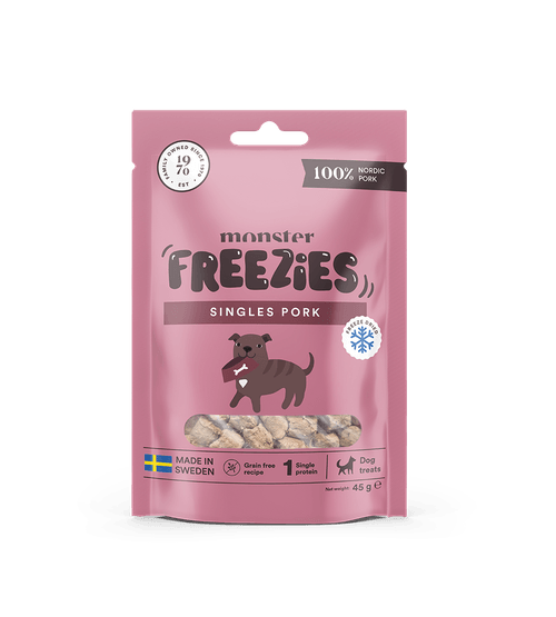 Monster Dog Treats Freeze dried Pork 45 g