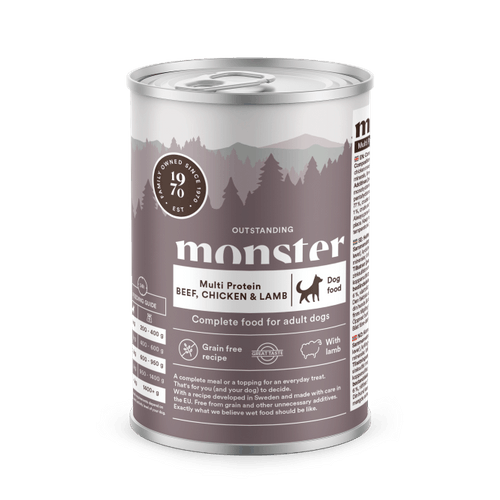 Monster Dog Multi Beef/ Chicken/ Lamb Can 400 g