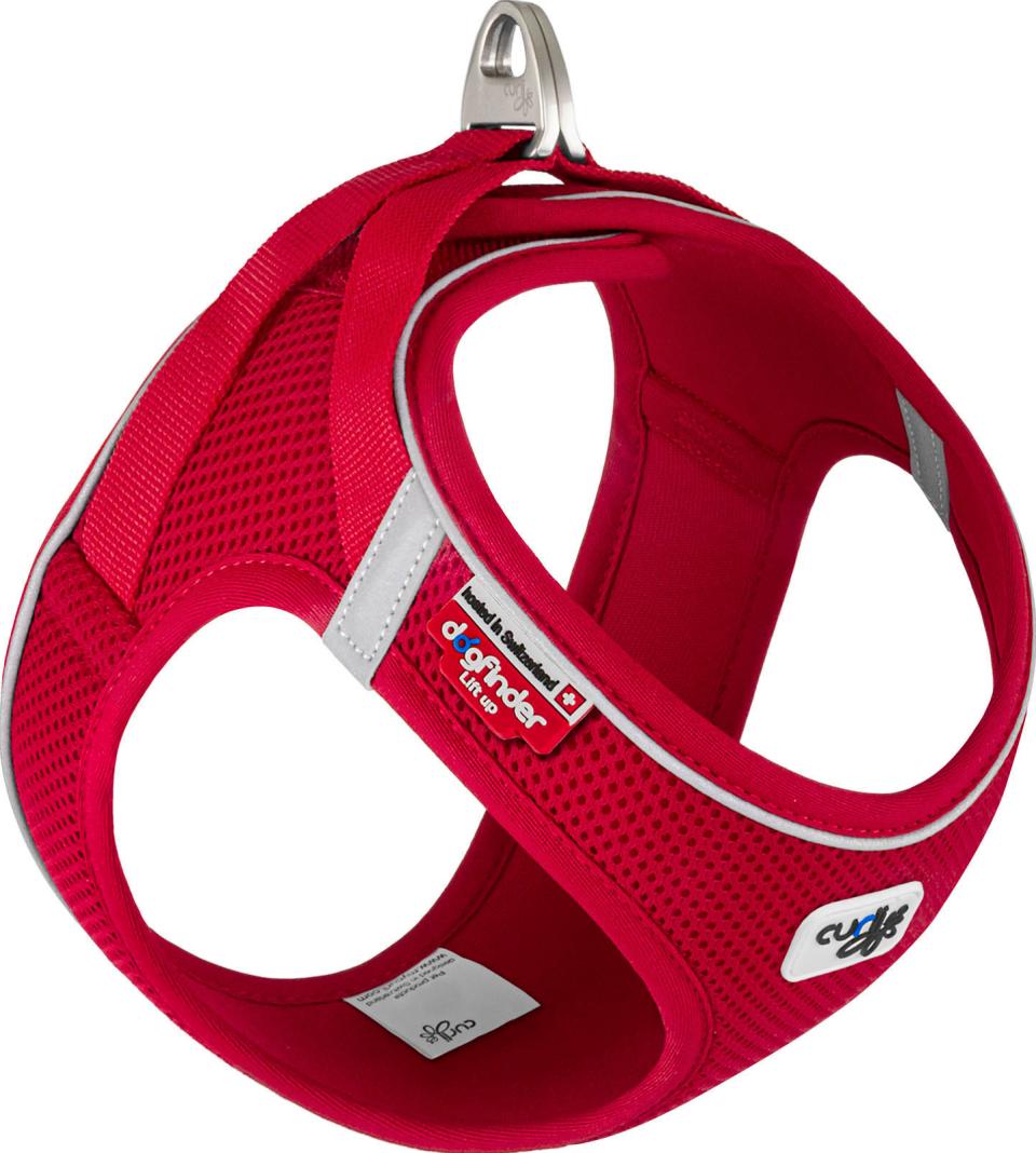 Curli Magnetic Vest Harness Air-Mesh Rød | Flere størrelser (3XS-M)