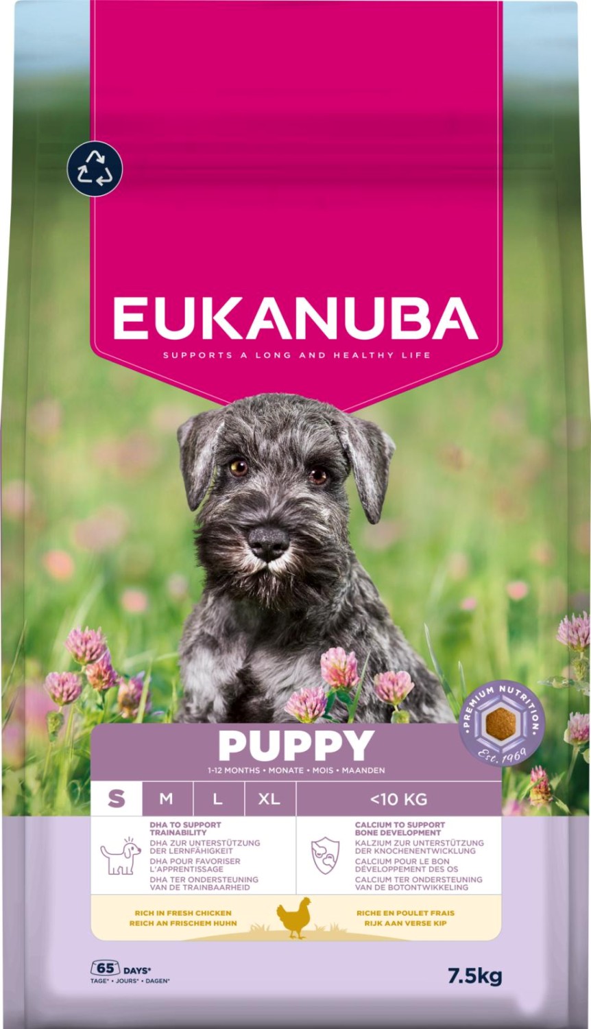 EUKANUBA Puppy Small Breed kylling 7,5 kg