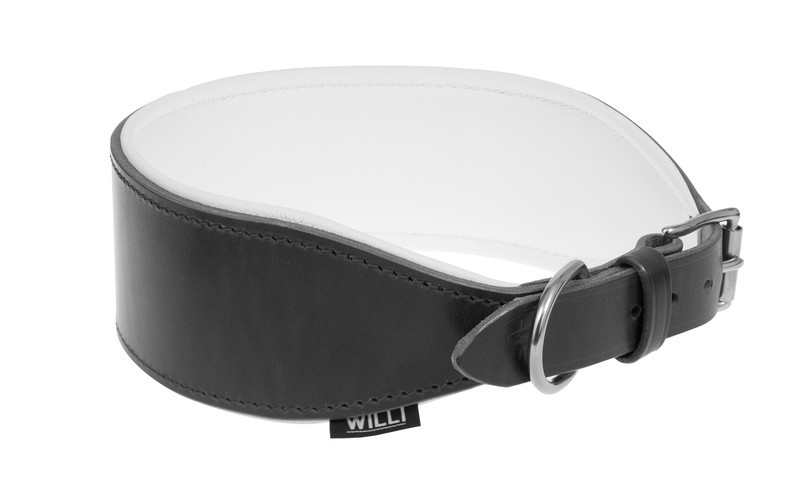 Willi Vauhti Halsbånd sort/hvitt 45 x 5.5cm