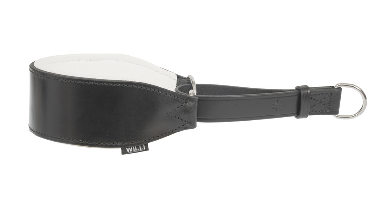 Wahlstén Willi Vilka Halsbånd sort/hvitt 45-55 cm