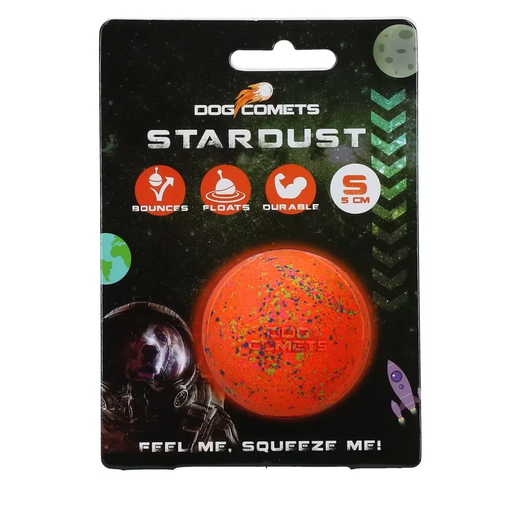 Dog Comets Stardust Orange S