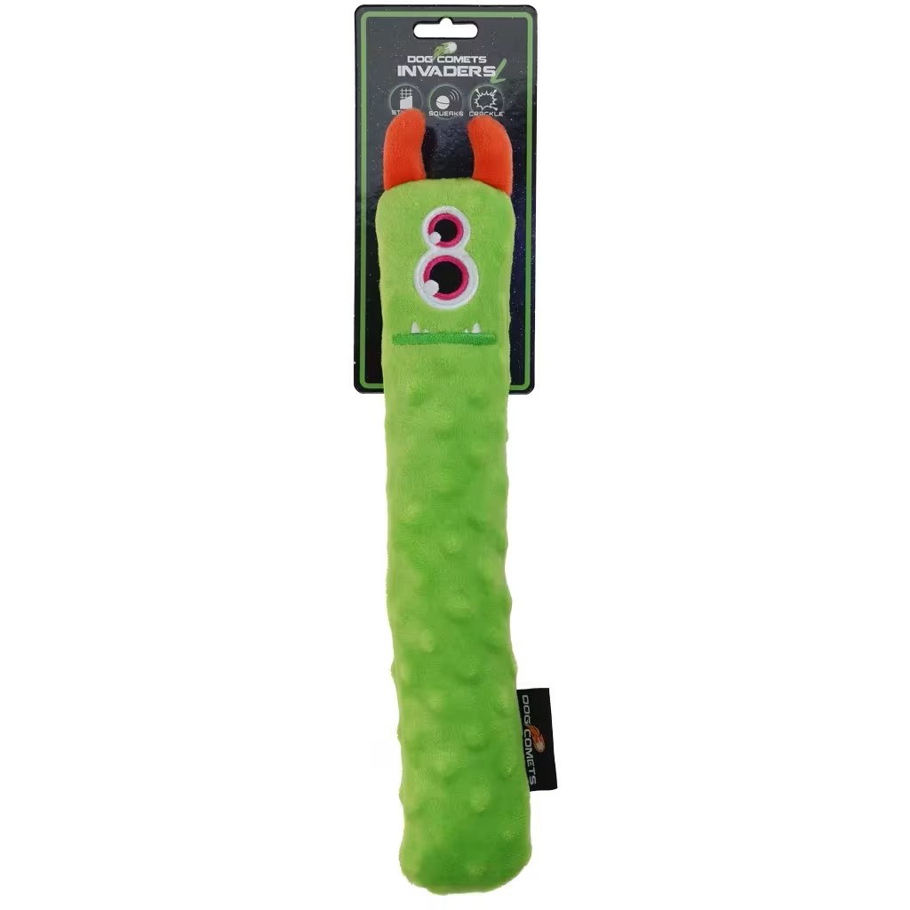 Hundeleke Dog Comets Invaders Green L