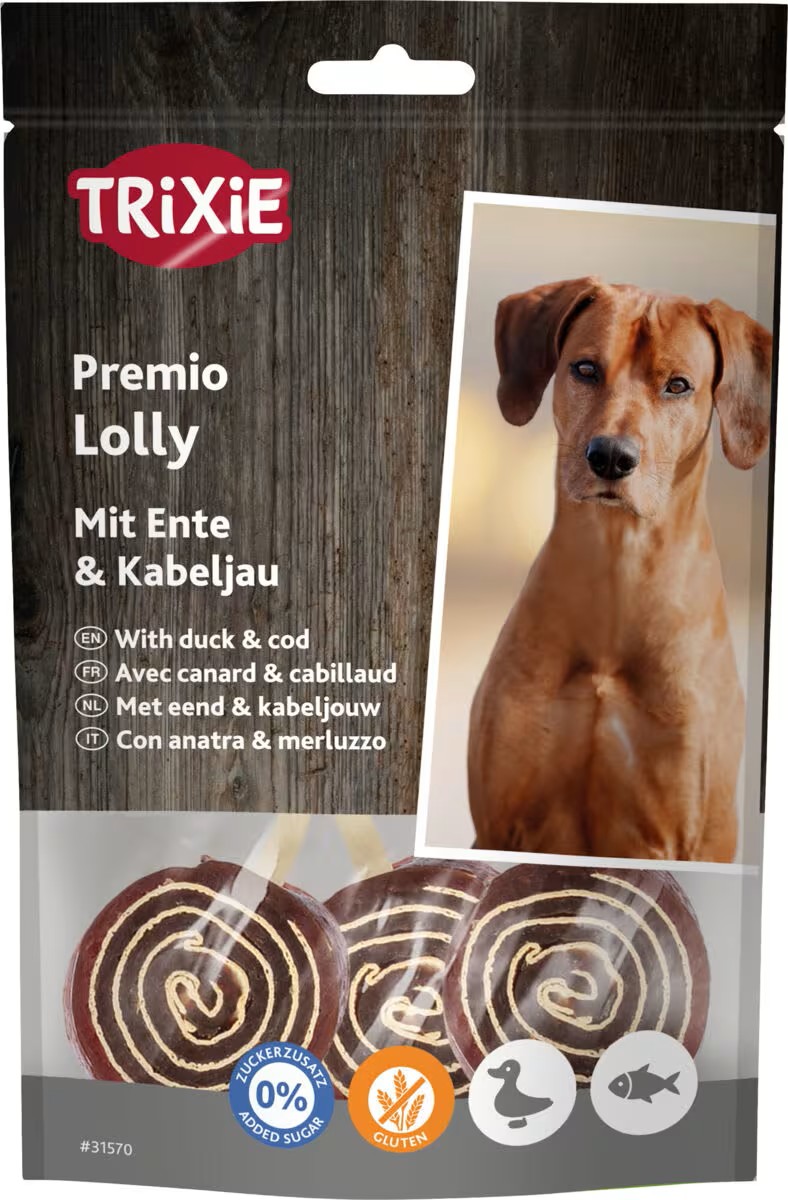 Premio Lolly M/And og Torsk 11cm 80g