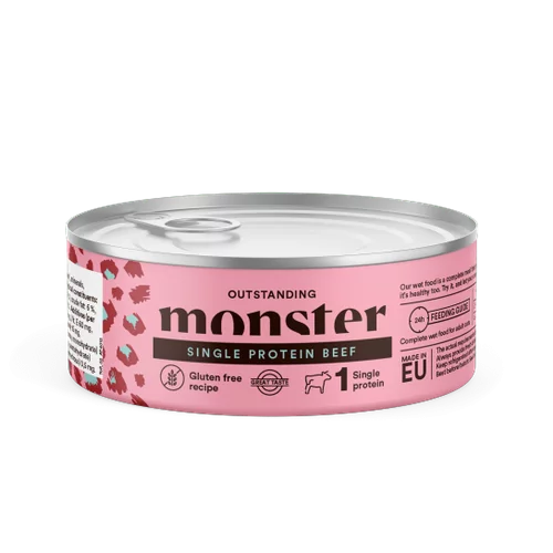 Monster Cat Adult Single Beef Can 100 g