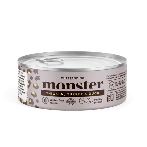Monster Cat Ad Multi Chicken/Turkey/Duck Can 100 g