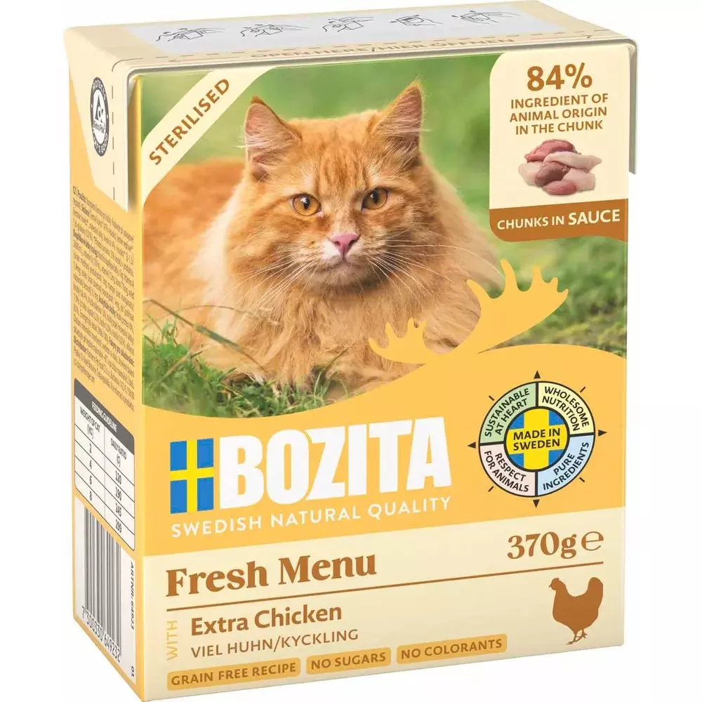 Bozita Cat Sterilised Extra Chicken In Sauce 370g