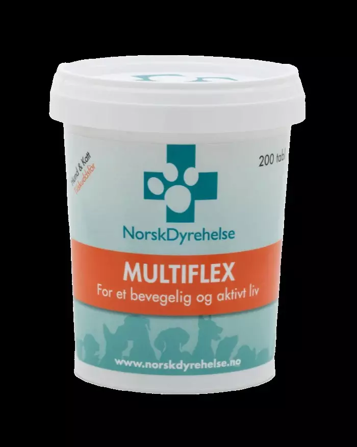 Norsk Dyrehelse MultiFlex, 200 tabletter