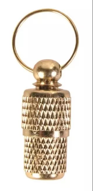 ID Adressetønne Gull farget