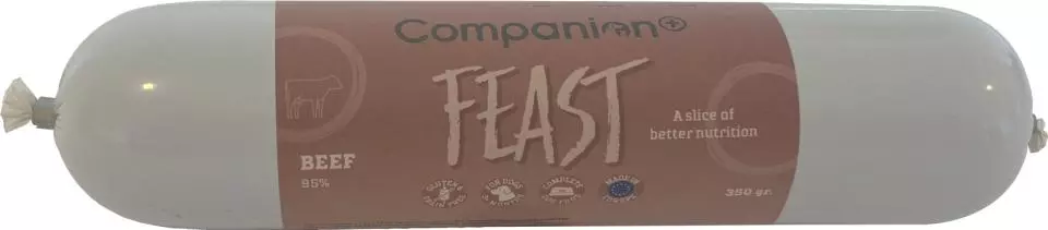 Companion+ Hundepølse Okse 350g