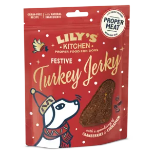 Lily's Kitchen Adult Dog Xmas Turkey Jerky 70g