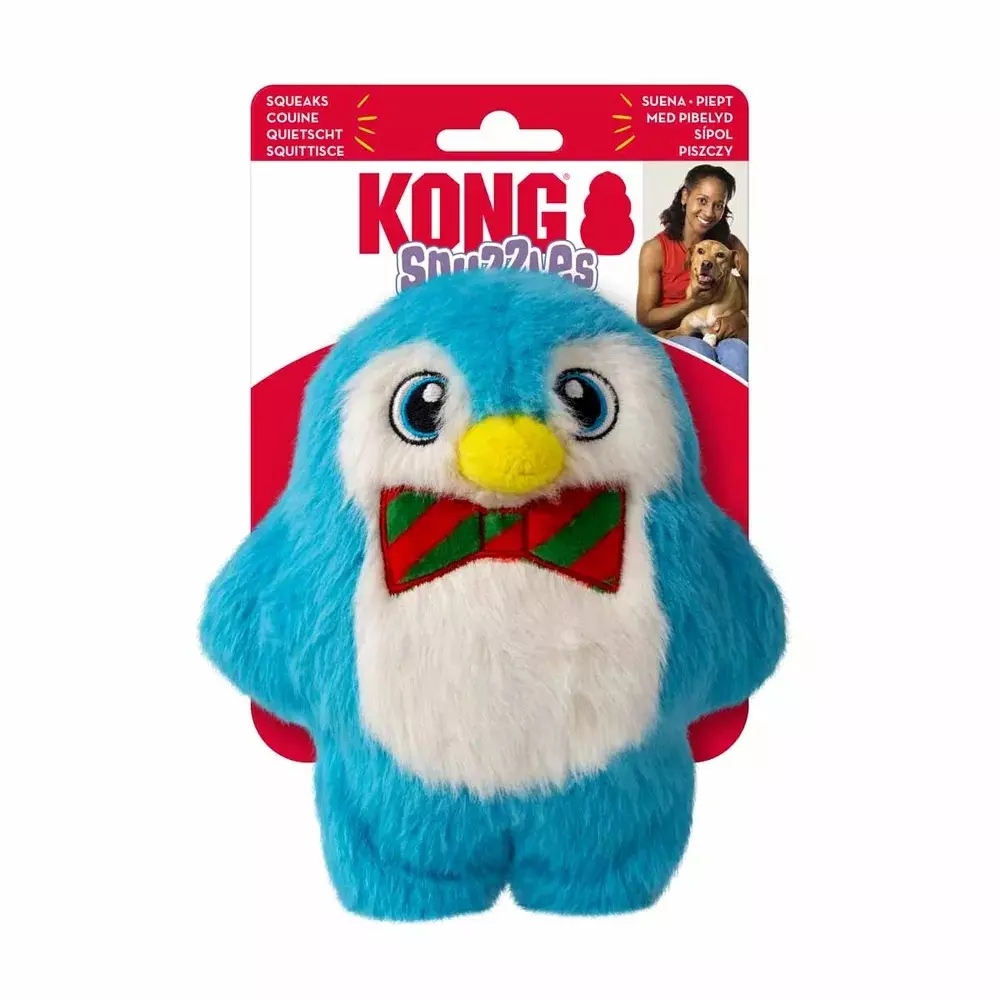 Kong Holiday Snuzzles Pengiun S 16x14x6,5cm