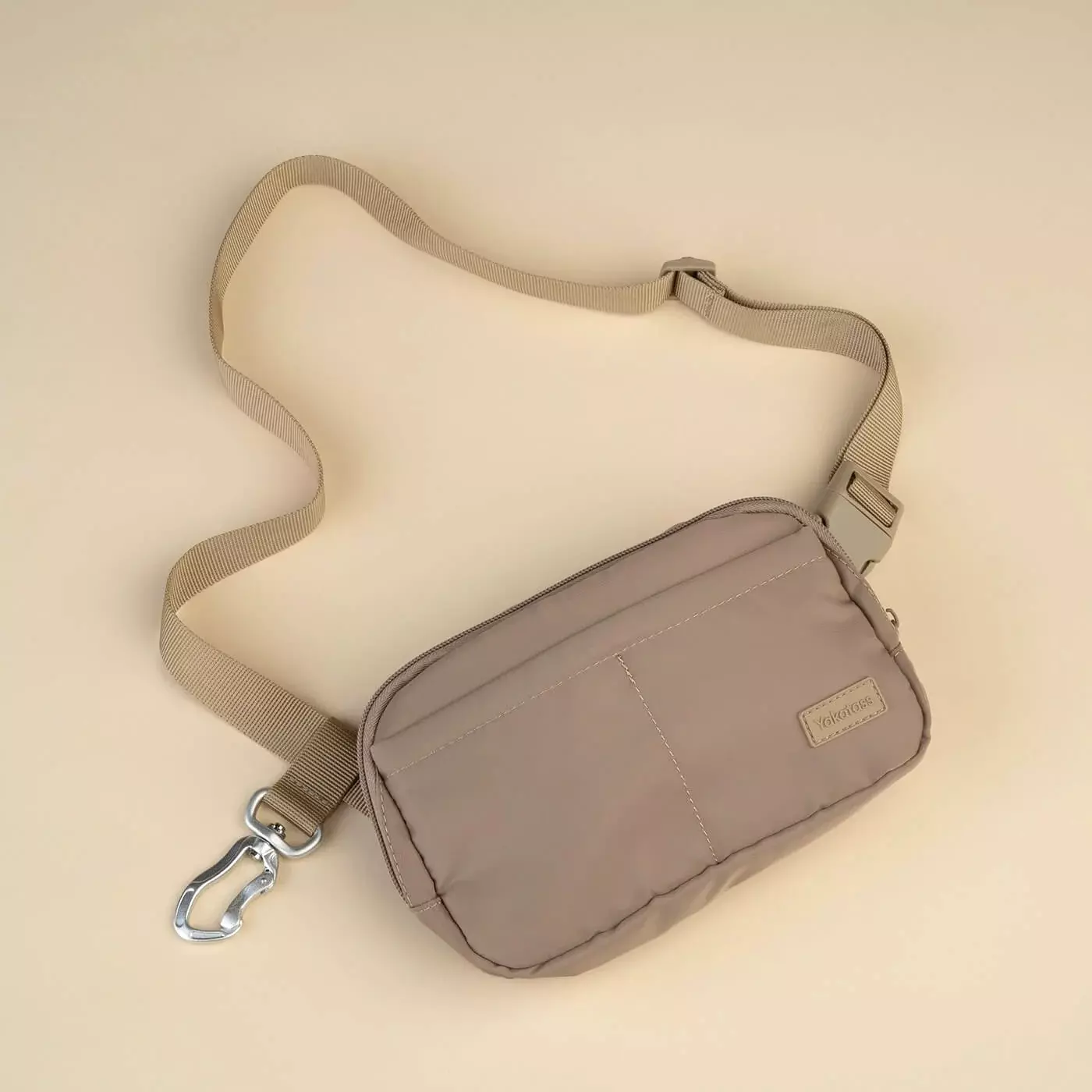 Yakatass Beige Stashbag / Snackbag