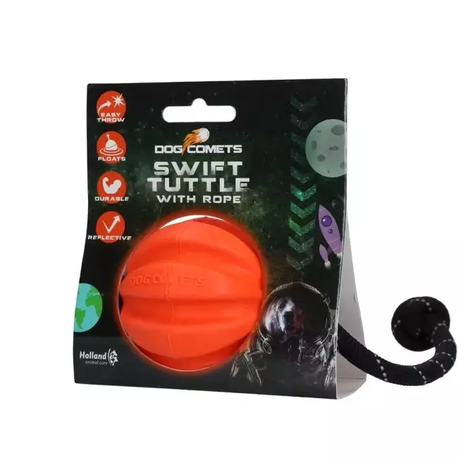 Dog Comets Swift Tuttle With Rope Orange