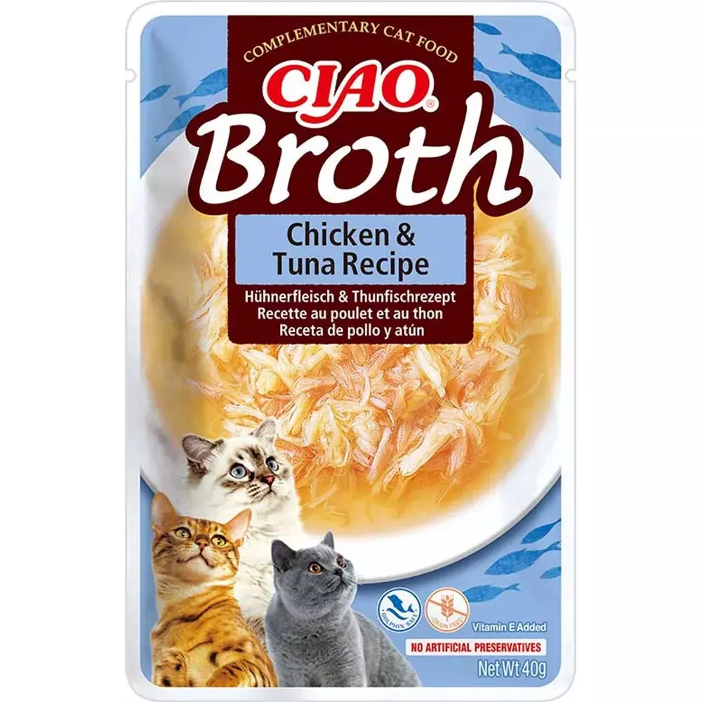 Churu Cat Chicken Broth With Chicken & Tuna 40g
