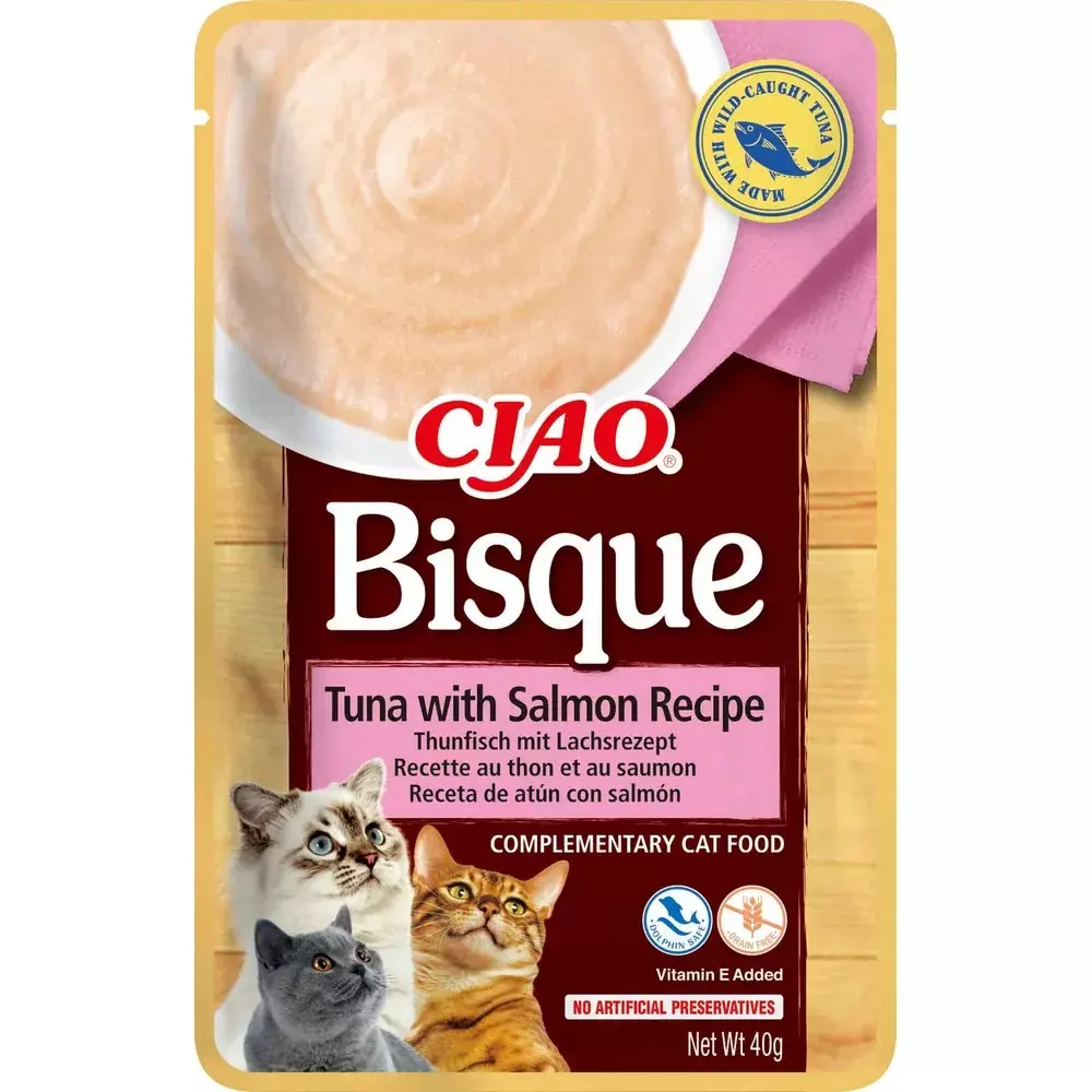 Churu Cat Bisque With Tuna And Salmon 40g