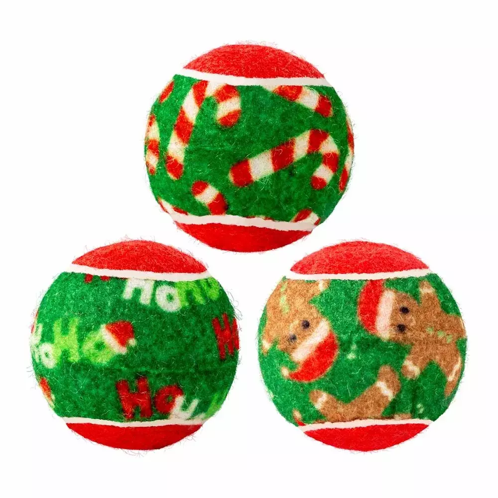 Kong Holiday Squeakair Ball 6-pack S 14x10x5cm