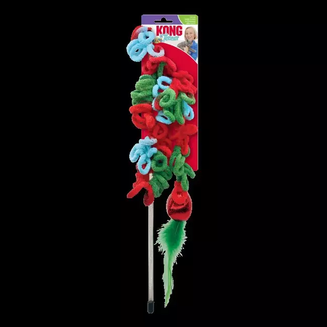 Juleleke KONG Holiday Cat Crackles Christmas Tree