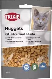 Katte Snacks Nuggets med Kyllingbryst & Laks 50g