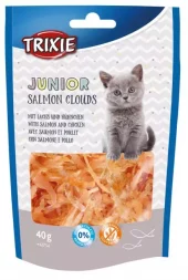 Kattesnacks Junior Salmon Clouds med Fisk og Kylling 40g