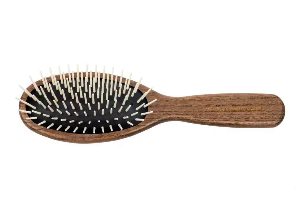 IV San Bernard Oval børste med tinder av økologisk plast