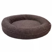 Canelana rund hundeseng i 100% ull, Muldvarp Medium