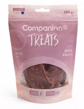Companion+ Duck Fillets hundesnack 100g