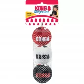 Hundeleke Kong Signature Sport Balls 3pack M 6,5cm