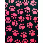 Juunik Madrass Svart Med Rosa Poter S, 50x40cm
