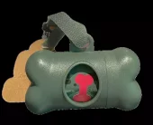 Green Bone Hundepose Dispenser + 1 Rull Forest Berries