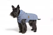 Fashion Dog Regndekken med avtagbart fôr, Jeans| Flere størrelser (30-60)