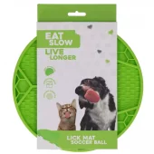 Eat Slow Live Longer Lick Mat Soccer Ball Green (Limited Edition EC)